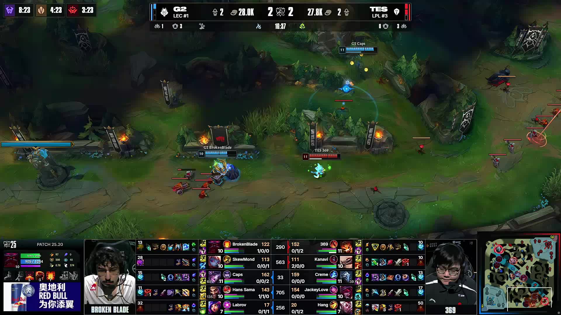终极龙！ Kanavi 的和尚踢出了他的老俱乐部，Jiujiujiu爆炸了 Peyz Top Esports 以获得赛点